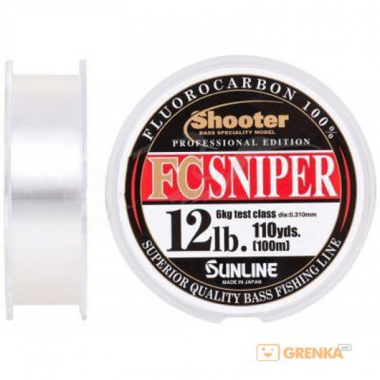 Флюорокарбон Sunline Shooter FC Sniper 100m 0.310mm 6kg (16580737) Флюорокарбон Sunline Shooter FC Sniper 100m 0.310mm 6kg (16580737)
