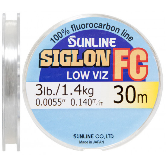 Флюорокарбон Sunline SIG-FC 30м 0140мм 14кг поводковый Флюорокарбон Sunline SIG-FC 30м 0140мм 14кг поводковый