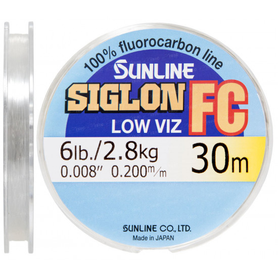 Флюорокарбон Sunline SIG-FC 30м 020мм 28кг поводковый Флюорокарбон Sunline SIG-FC 30м 020мм 28кг поводковый