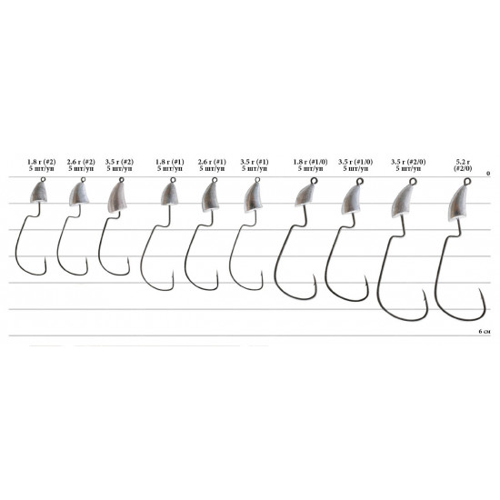 Hook of Decoy VJ-36 Decido 2-1.8g Hook of Decoy VJ-36 Decido 2-1.8g