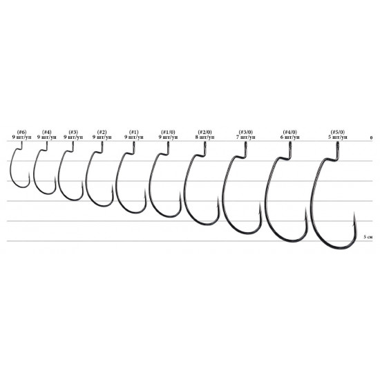 Гачок Decoy Worm 17 Kig Hook 4 9шт Гачок Decoy Worm 17 Kig Hook 4 9шт
