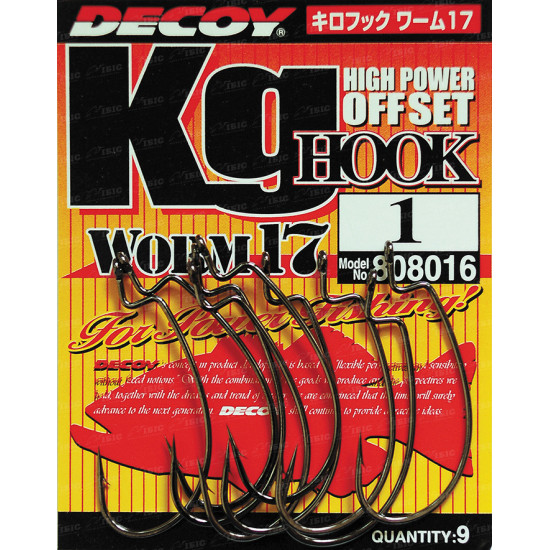 Гачок Decoy Worm 17 Kig Hook 4 9шт Гачок Decoy Worm 17 Kig Hook 4 9шт