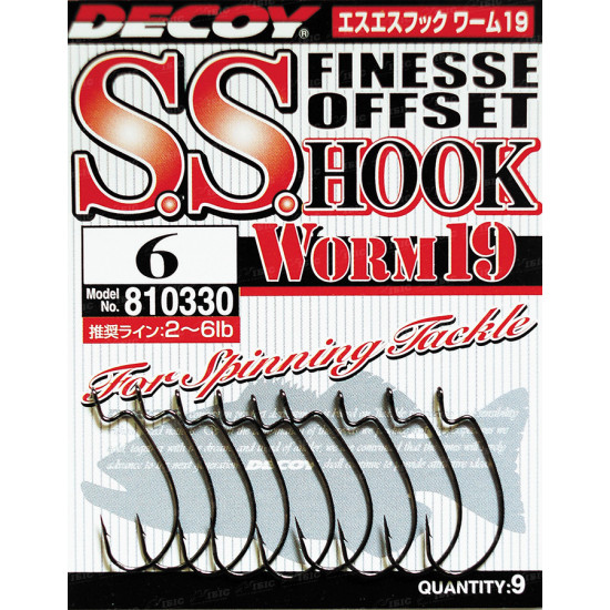 Гачок Decoy Worm 19 SS Hook 3 Гачок Decoy Worm 19 SS Hook 3
