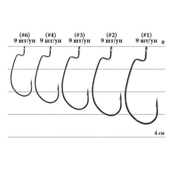 Гак Decoy Worm 19 SS Hook 6 Гак Decoy Worm 19 SS Hook 6