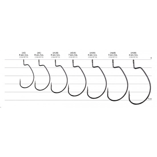 Hook of Decoy Worm 25 Hook Wide 3/0 Hook of Decoy Worm 25 Hook Wide 3/0