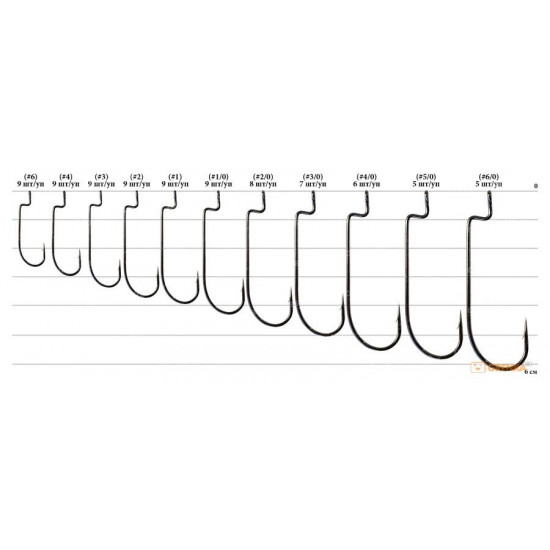 Гачок Decoy Worm 5 Offset 4 Гачок Decoy Worm 5 Offset 4