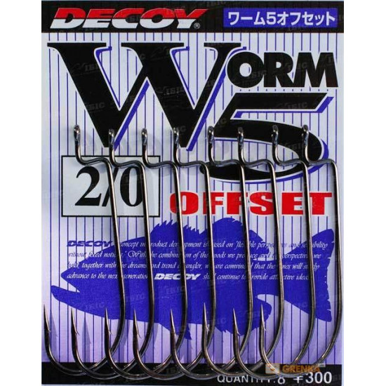 Hook of Decoy Worm 5 Offset 6 Hook of Decoy Worm 5 Offset 6