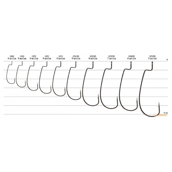 Hook of Decoy Worm 9 Upper Cut 4/0 Hook of Decoy Worm 9 Upper Cut 4/0