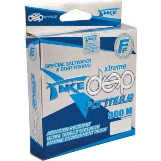 Fishing line of Lineaeffe Take Extreme Deep Formula of 300 m 0.40 mm of FishTest of 20.75 kg. (blue) (3200640) Fishing line of Lineaeffe Take Extreme Deep Formula of 300 m 0.40 mm of FishTest of 20.75 kg. (blue) (3200640)