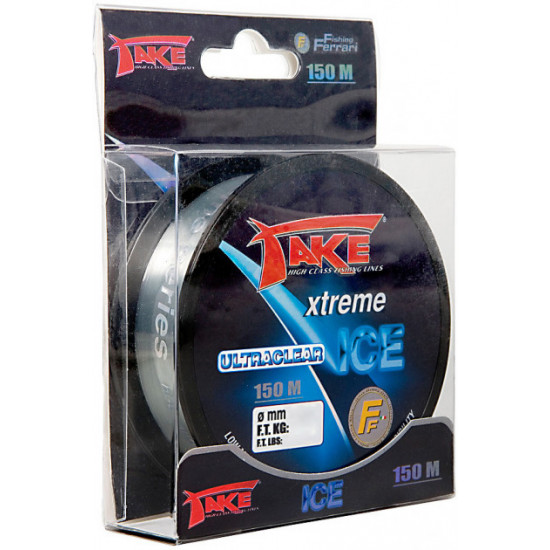 Леска Lineaeffe Take Xtreme Ice (ультрапрозрачная) 150м. 0.14мм. FishTest 2,8кг (3300114) Леска Lineaeffe Take Xtreme Ice (ультрапрозрачная) 150м. 0.14мм. FishTest 2,8кг (3300114)
