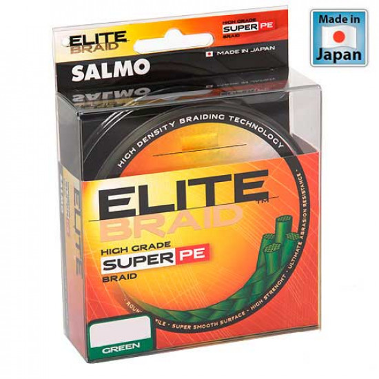 0.11 шнур Salmo Elite Braid 125m Зелений 0.11 шнур Salmo Elite Braid 125m Зелений