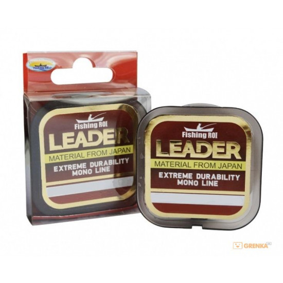 Ліска поводочна Fishing ROI Leader 50 м 0,09 мм 0.9 кг Ліска поводочна Fishing ROI Leader 50 м 0,09 мм 0.9 кг