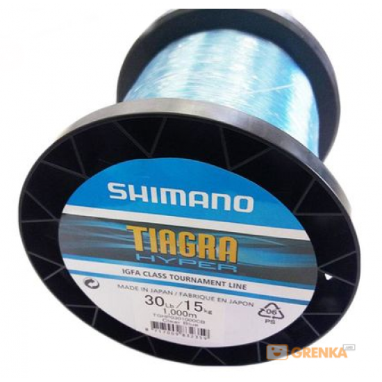 Fishing line of Shimano Tiagra Hyper Trolling 1000m 0.68mm 50lb/24kg (22669740) Fishing line of Shimano Tiagra Hyper Trolling 1000m 0.68mm 50lb/24kg (22669740)