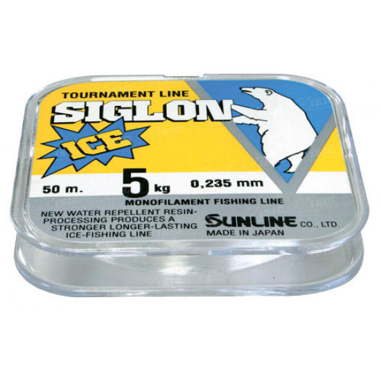 Леска Sunline SIGLON ICE 50м #20/0235мм 5кг Леска Sunline SIGLON ICE 50м #20/0235мм 5кг