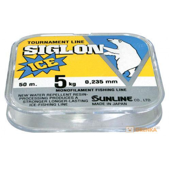Ліска Sunline SIGLON ICE 50м #25/0260мм 6кг Ліска Sunline SIGLON ICE 50м #25/0260мм 6кг