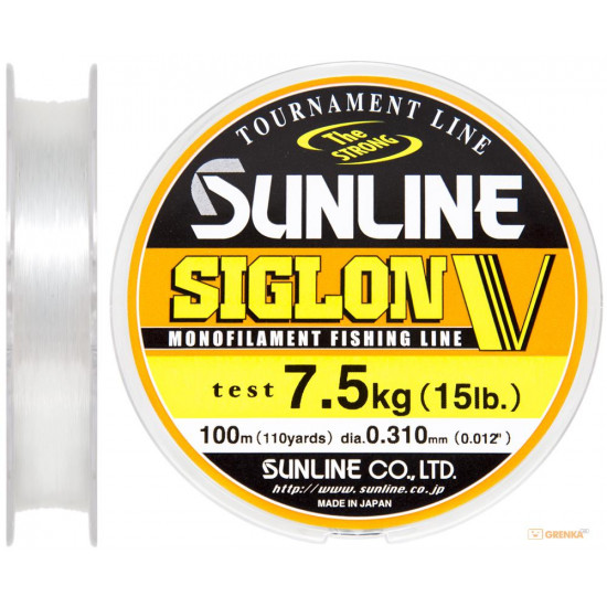 Ліска Sunline Siglon V 100м #35/031мм 7,5кг Ліска Sunline Siglon V 100м #35/031мм 7,5кг