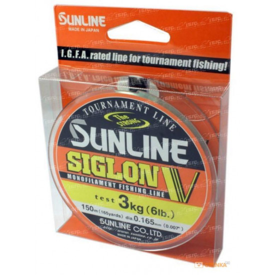 Ліска Sunline Siglon V 150м #15/0,205мм 4кг Ліска Sunline Siglon V 150м #15/0,205мм 4кг