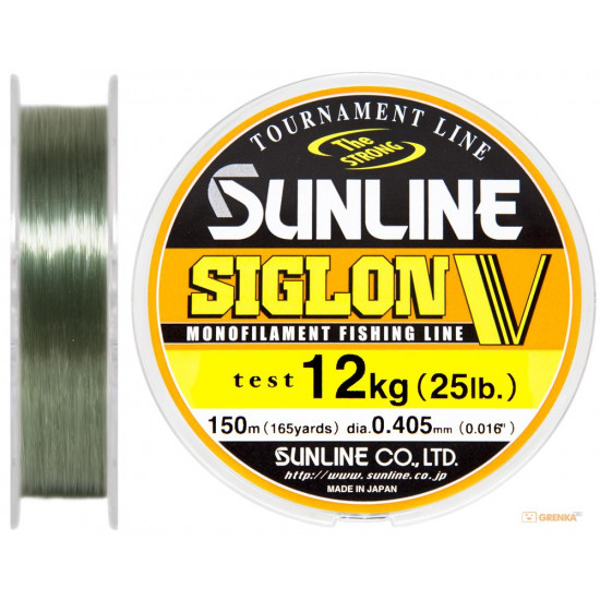 Ліска Sunline Siglon V 150м #6/0405мм 12кг Ліска Sunline Siglon V 150м #6/0405мм 12кг