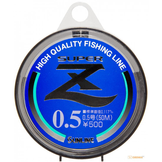 Fishing line of Sunline SUPER Z HG of 50 m #05/0117мм 1.28 kg Fishing line of Sunline SUPER Z HG of 50 m #05/0117мм 1.28 kg