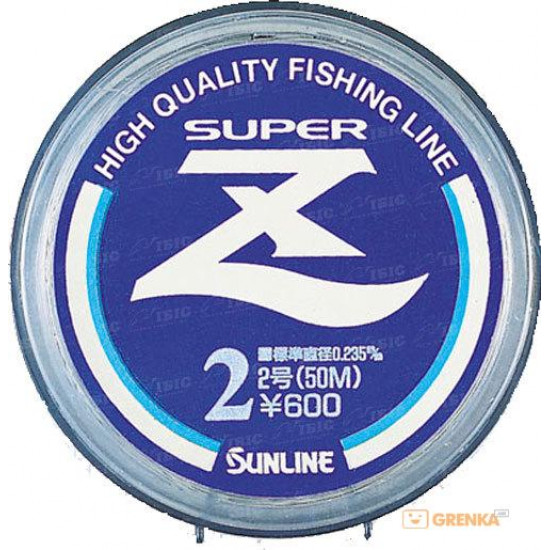 Fishing line of Sunline SUPER Z HG of 50 m #05/0117мм 1.28 kg Fishing line of Sunline SUPER Z HG of 50 m #05/0117мм 1.28 kg