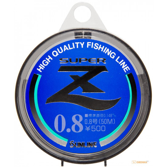 Леска Sunline SUPER Z HG 50м #08/0148мм 1,89кг Леска Sunline SUPER Z HG 50м #08/0148мм 1,89кг