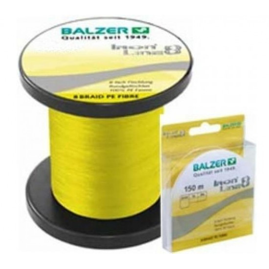 Шнур Balzer Iron Line 8x Yellow 150м 0.30мм 34,8кг желтый (12661 030) Шнур Balzer Iron Line 8x Yellow 150м 0.30мм 34,8кг желтый (12661 030)