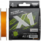 Shnur Favorite X1 PE 4x 150m (orange) #2.5/0.260mm 35lb/16.4kg (16931124) Shnur Favorite X1 PE 4x 150m (orange) #2.5/0.260mm 35lb/16.4kg (16931124)
