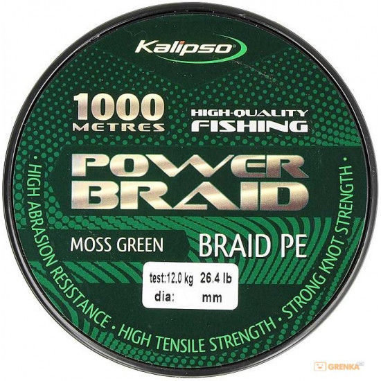 Shnur Kalipso Power Braid MG of the 1000th 0.20 mm (4106507) Shnur Kalipso Power Braid MG of the 1000th 0.20 mm (4106507)