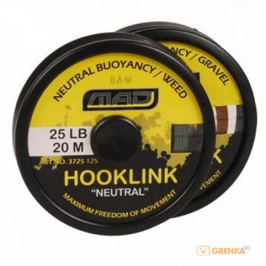 Шнур поводочний DAM MAD Hooklink 4-braid Neutral 0.2 мм (20м) Шнур поводочний DAM MAD Hooklink 4-braid Neutral 0.2 мм (20м)