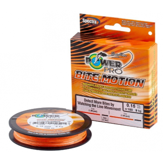 Shnur Power Pro Bite Motion 150m Orange/Black 0.15mm 9kg/20lb (22667869) Shnur Power Pro Bite Motion 150m Orange/Black 0.15mm 9kg/20lb (22667869)
