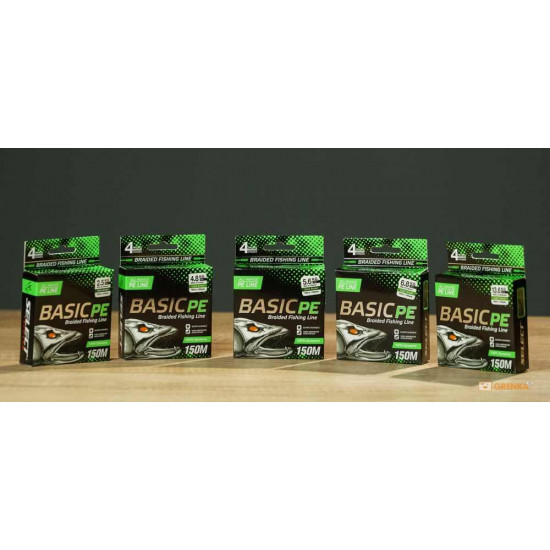 Шнур Select Basic PE 150m (салат.) 0.26mm 45LB/20.8kg (18701871) Шнур Select Basic PE 150m (салат.) 0.26mm 45LB/20.8kg (18701871)