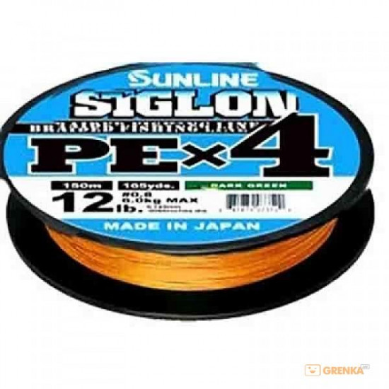 Shnur Sunline Siglon PE h4 300m (oranzh.) #2.5/0.270mm 40lb/18.5kg Shnur Sunline Siglon PE h4 300m (oranzh.) #2.5/0.270mm 40lb/18.5kg