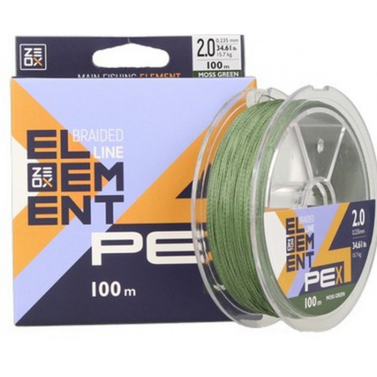 Shnur Zeox Element PE X4 MG of 100 m of PE 1.0 (4110032) Shnur Zeox Element PE X4 MG of 100 m of PE 1.0 (4110032)