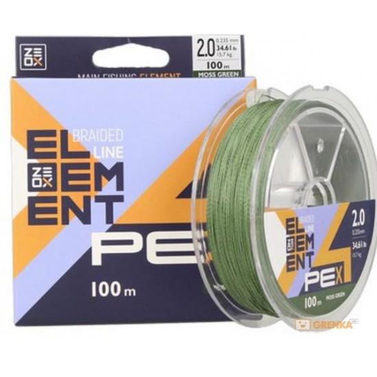 Шнур Zeox Element PE X4 MG 100м PE 1.2 (4110033) Шнур Zeox Element PE X4 MG 100м PE 1.2 (4110033)