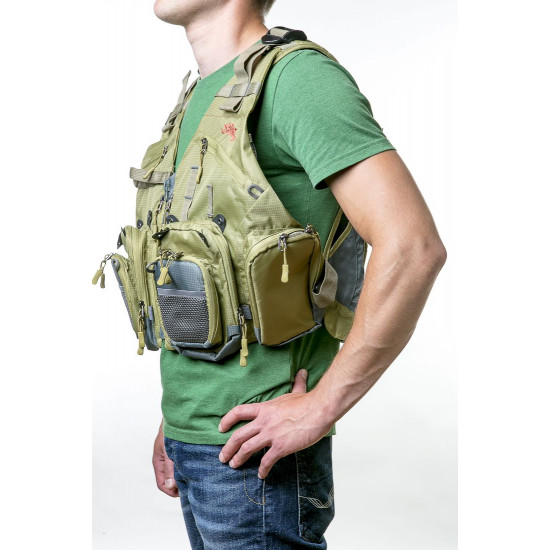 Жилет рибальський розвантажувальний Tramp Angler L/XL 006 (4743131051423) Жилет рибальський розвантажувальний Tramp Angler L/XL 006 (4743131051423)