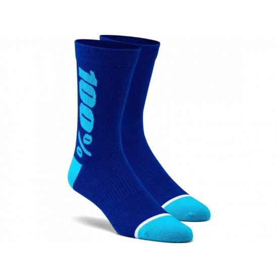 100% Rythym Merino Wool Performance Socks Blue SM 100% Rythym Merino Wool Performance Socks Blue SM