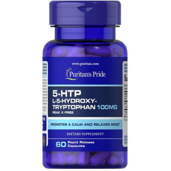 5-гидрокситриптофан, 5-HTP, Puritan's Pride, 100 мг, 60 капсул, 31506
5-гидрокситриптофан, 5-HTP, Puritan's Pride, 100 мг, 60 капсул, 31506