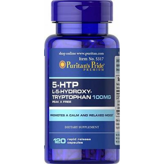 5-гидрокситриптофан, 5-HTP, Puritan's Pride, 100 мг, 120 капсул, 31507
5-гидрокситриптофан, 5-HTP, Puritan's Pride, 100 мг, 120 капсул, 31507