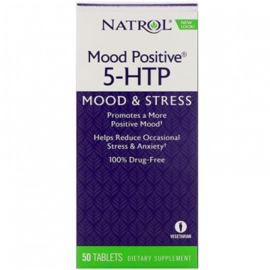 5-гидрокситриптофан (Mood Positive 5-НТР), Natrol, 50 таблеток, 7876
5-гидрокситриптофан (Mood Positive 5-НТР), Natrol, 50 таблеток, 7876