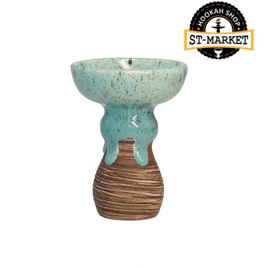 Чаша для кальяна Kolos Harunta Glaze - цвет голубой Чаша для кальяна Kolos Harunta Glaze - цвет голубой