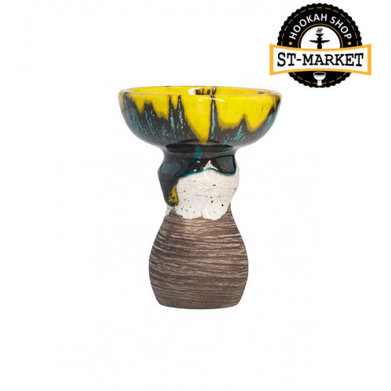 Чаша для кальяна Kolos Harunta Glaze - цвет желтый Чаша для кальяна Kolos Harunta Glaze - цвет желтый