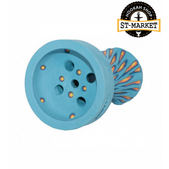 Bowl for a hookah of Kong lava razor - color blue Bowl for a hookah of Kong lava razor - color blue