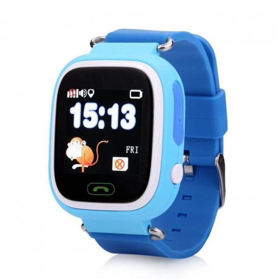 Children's smart watch with GPS tracker Q90 - Blue Children's smart watch with GPS tracker Q90 - Blue