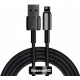 Cable Baseus Tungsten Gold Fast Charging Lightning 2.4A (2m) - Black (CALWJ-A01) Cable Baseus Tungsten Gold Fast Charging Lightning 2.4A (2m) - Black (CALWJ-A01)