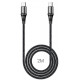 Cable HOCO X50 Exquisito Type-C to Type-C 100W (2m) - Black Cable HOCO X50 Exquisito Type-C to Type-C 100W (2m) - Black
