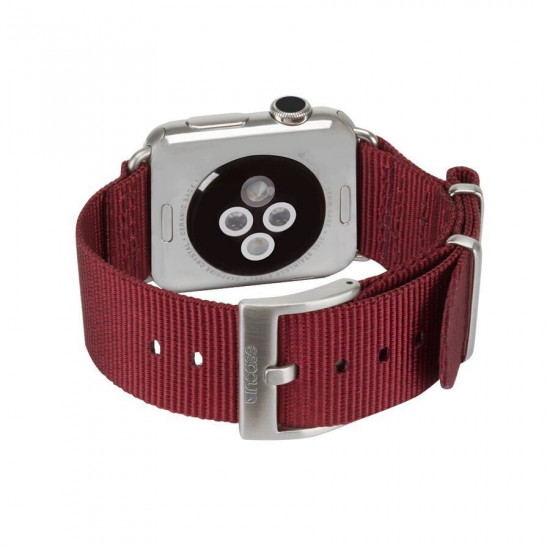 Incase Nylon Nato Band for Apple Watch 38/40/41 mm (Series SE/7/6/5/4/3/2/1) - Deep Red (INAW10011-DRD) Incase Nylon Nato Band for Apple Watch 38/40/41 mm (Series SE/7/6/5/4/3/2/1) - Deep Red (INAW10011-DRD)