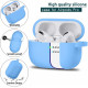 AirPods Pro STR Silicone Case with Carabiner - Blue AirPods Pro STR Silicone Case with Carabiner - Blue