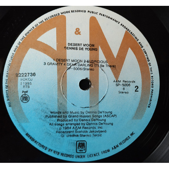 Dennis DeYoung - Desert Moon (1984, Vinyl) Dennis DeYoung - Desert Moon (1984, Vinyl)