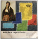 Apollonia Kovac sings EP 7 the Gipsy songs, Hungary, 1962 Apollonia Kovac sings EP 7 the Gipsy songs, Hungary, 1962