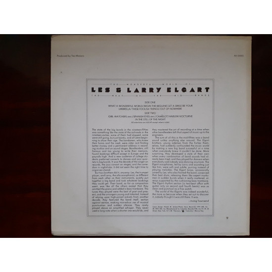 Vinyl record of LP Les & Larry Elgart – The Wonderful World Of Les & Larry Elgart - The Beat Of Vinyl record of LP Les & Larry Elgart – The Wonderful World Of Les & Larry Elgart - The Beat Of